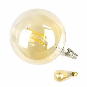 Oversize vintage luce speciale led filamento della lampadina 6 w e40 g300 filamento led mega globo lampadina edison