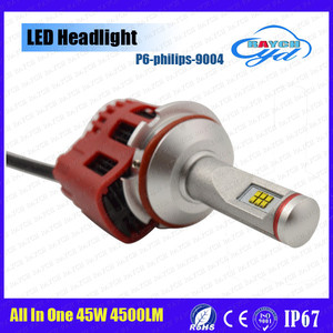 Nuevo 2016 4500lm p6 auto/moto philip led <span class=keywords><strong>faro</strong></span> h4, H13, 9004 9007 de 45 w alta/luz de <span class=keywords><strong>cruce</strong></span> led - Product Image 4