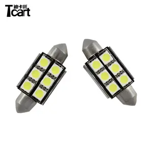 Lampu dekorasi mobil bohlam led festoon otomatis kualitas terbaik 12v c5w lampu led 31mm 36mm 39mm 41mm