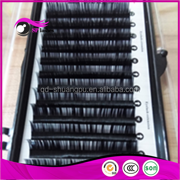 NOUVELLE marque de DISTRIBUTEUR SPLENDIDE SOIE CILS FAUX VISON FOURRURE DES EXTENSIONS de CILS INDIVIDUELS