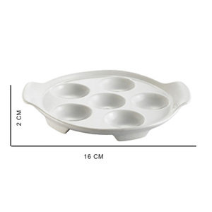 Assiette à <span class=keywords><strong>Escargot</strong></span> en céramique, 6 trous de haute qualité, vente en gros 1 pièce - Product Image 6