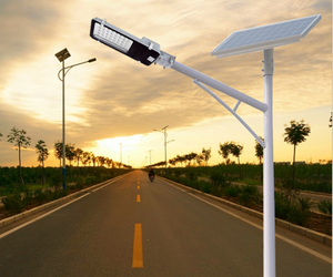 Farola Solar LED Integrada de Bajo Precio, Lámpara de Calle LED para Exteriores con Poste, Proyecto de 60w <span class=keywords><strong>80w</strong></span> 90w 100w - Product Image 4