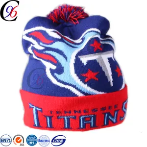 Chengxing Grosir Toque Akrilik Kualitas Mode Musim Dingin Luar Ruangan Akrilik Rajut Ski Desain Olahraga Toque Rajut Topi Beanie