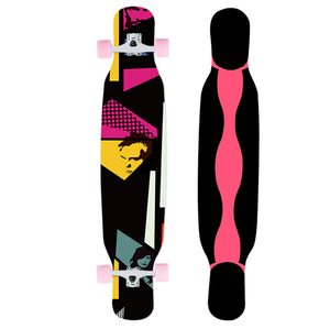 Gota a través de patinaje Longboard tabla larga completa - Product Image 5