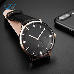 Trendy <strong>Hand</strong> Watch ROHS and CE Security Black Mens Fashion Watch with Two <strong>Hands</strong> - Product Image 5
