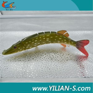 2015 el último diseño multi articulado lucio swimbait señuelos de pesca para agua dulce - Product Image 2