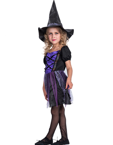 Amazon Vente Chaude Ctock Halloween Sorcière Costume <span class=keywords><strong>Cosplay</strong></span> Pour Les Filles - Product Image 4
