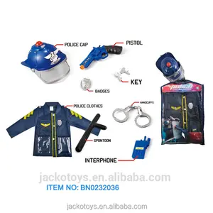kids pretend play police clothes police play set with sound