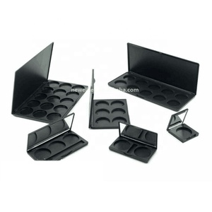 Đen Rỗng Mỹ Phẩm Container Single Pan 26 MM Lỗ Vòng Trang Điểm Bán Buôn Tùy Chỉnh Eyeshadow Palette Bao Bì Trường Hợp - Product Image 6