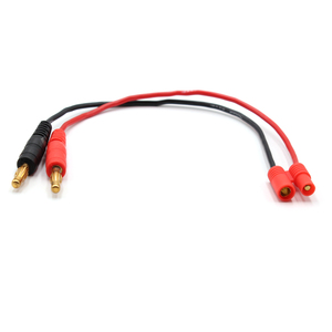 <span class=keywords><strong>Fiche</strong></span> <span class=keywords><strong>banane</strong></span> 4.0mm vers câble adaptateur JST 2 broches Matériau de contact en cuivre pour la distribution de puissance de charge d'équilibre de batterie - Product Image 3