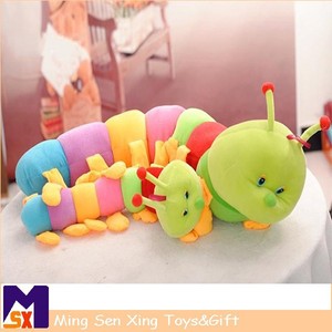 ingrosso alibaba colorato farcito millepiedi giocattolo della peluche - Product Image 3
