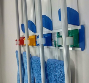 <strong>Mop</strong> Holder <strong>Wall</strong> Mounted Broom <strong>Mop</strong> Clip Holder Clean Tools Storage - Product Image 1