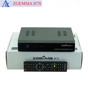 Enigma2 Linux OS 4 K 卫星接收器 ZGEMMA H7S 带 2 * DVB-S2X + DVB-T2/C 三调谐器 Ultra 高清卫星接收机