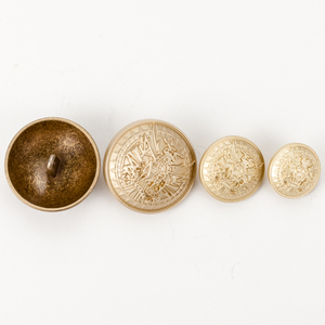 Biểu tượng tùy chỉnh vàng dập nổi mái vòm Kim Loại May nút chân cho quần áo làm bằng hợp kim kẽm - Product Image 2