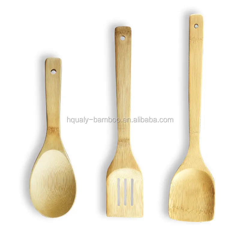 Cooking Tools Wooden Small Kitchen Utensils Cheap Bamboo 1000 Sets Spoons Low MOQ 20g-50g Square 30cm Customized Packing