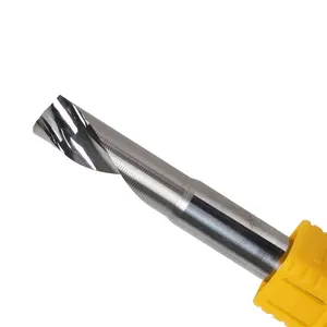 Single Flute End Mill 4x8x25x80mm Industry Supplies for Pure Aluminum Plate Cutting 