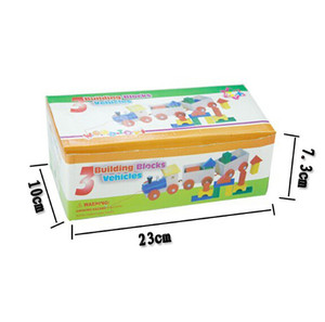 2023 nóng bán sản phẩm mới bằng gỗ trẻ em Đồ chơi bằng gỗ khối xây dựng TRAIN SET - Product Image 6