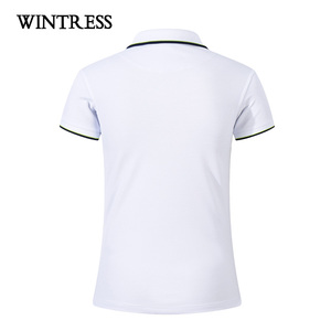 <span class=keywords><strong>Polo</strong></span> da <span class=keywords><strong>Donna</strong></span> all'Ingrosso con Colletto e Polsini di Diversi Colori, Camicia <span class=keywords><strong>Bianca</strong></span> in Cotone Personalizzata dalla Cina - Product Image 2