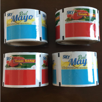 Rouleau de film plastique, paquets de ketchup personnalisés pour sauce