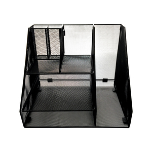Di Forniture per ufficio multi-funzione di file di documento penna e matita della maglia del <span class=keywords><strong>metallo</strong></span> desk <span class=keywords><strong>organizer</strong></span> - Product Image 5