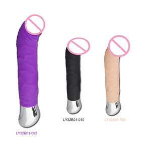 Prezzo di fabbrica Donna Amore Massager di Vibrazione Nero Dildo Pene Artificiale Per Le Ragazze - Product Image 1