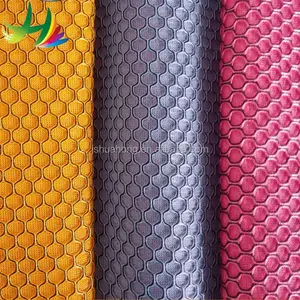 Sandwich Mesh Stof 3d Lucht Elastische Stof 100% Pollyester Geweven Stof Sport Schoen Maken Materiaal