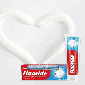 <span class=keywords><strong>Pasta</strong></span> <span class=keywords><strong>Dental</strong></span> para blanquear los dientes, <span class=keywords><strong>Pasta</strong></span> <span class=keywords><strong>Dental</strong></span> con fluoruro, con cepillo de dientes GMP/ISO22716, sabor a menta, personalizada, OEM - Product Image 3