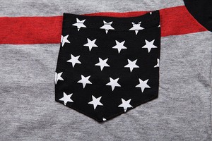 Orgaic Coton Unisexe Enfants T-shirts Casual Juillet 4ème Patriotique Enfants T-shirt - Product Image 5