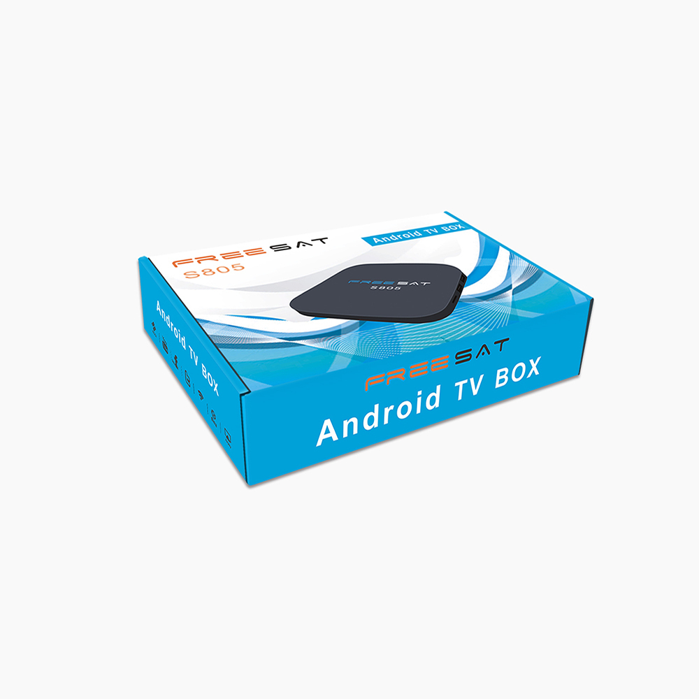 Freesat Fabricante Amlogic S805 Android 4.4.2 Smart TV Caja 1G + 8 GB pre-instalado Kodi16.1 Meida Jugador