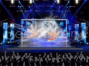 Rèm Dây Nước Tự Động Hình Elip Xinh Xắn Nhiều Màu Sắc Cho Văn Phòng Trong Nhà - Product Image 4