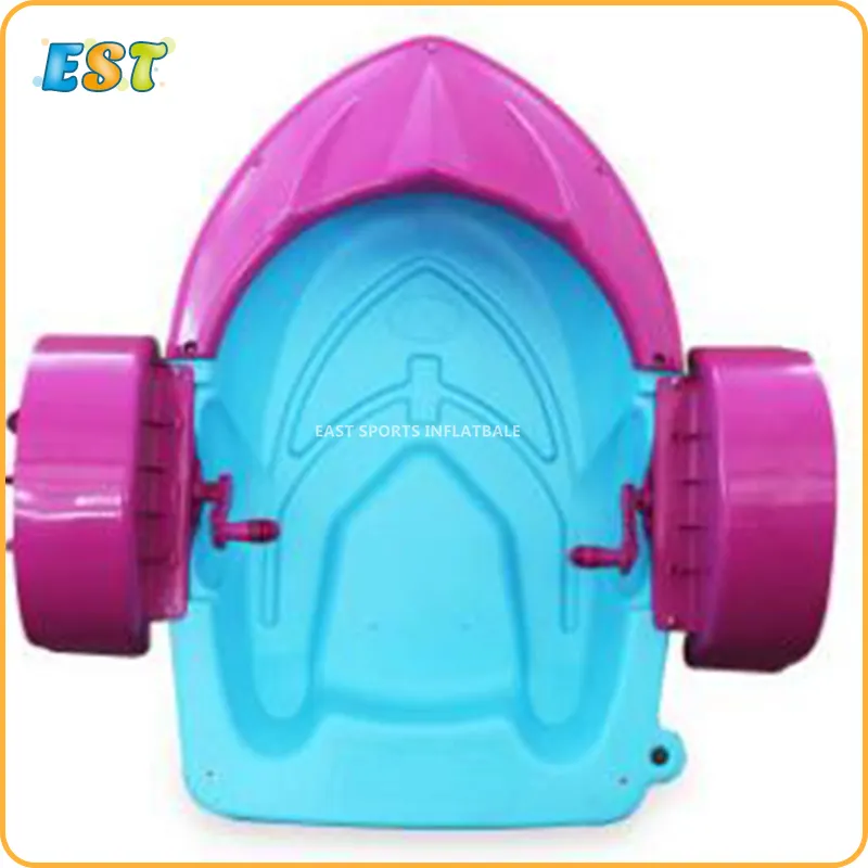 Hot selling aqua toy hand cranking water paddle boat for kids