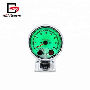 ECARsport 7 Couleurs 80mm Led <span class=keywords><strong>Tachymètre</strong></span> 0-8000 RPM Jauge Car Meter - Product Image 3