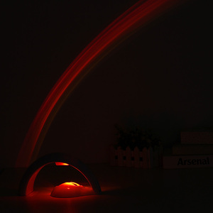 De alta calidad de arco iris en forma de LED luces de la noche lámpara de proyector para Decoración - Product Image 5