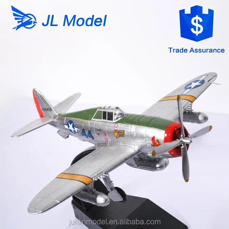 Escala de metal y plástico, modelo 1944, P-47 D Thunderbolt s, 1/72