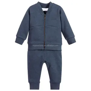 kids boy winter clothing sets pure pattern cotton fabric casual style children clothing manufacturers China