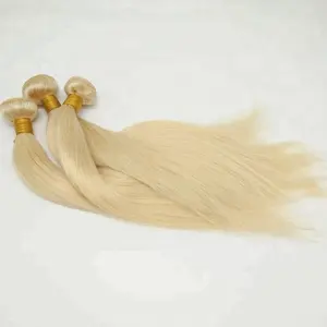 סיטונאי aliexpress ברזילאי שיער צרור, זול לא מעובד אמיתי מינק בלונד 613 ברזילאי ישר הארכת שיער