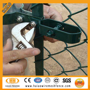 cercado metálico galvanizada  Mas plastificada en verde con <span class=keywords><strong>espino</strong></span> en tramo - Product Image 4