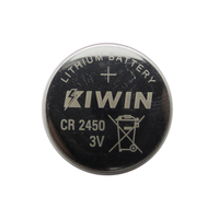 OEM o Kiwin marca de litio de 3V pila de botón CR2450 moneda célula de la batería para llave de coche y reloj electrónico