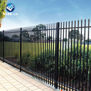 Mô Hình Hàng Rào Thiết Kế Giá Cả Cạnh Tranh Rèn Sắt Hàng Rào, Trellis & Gates Kim Loại Vuông Bài, Tròn Bài Bột Tráng - Product Image 6