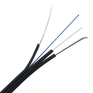 1 2 4 6 8 Core Ftth Outdoor Drop Cable With Messenger Wire