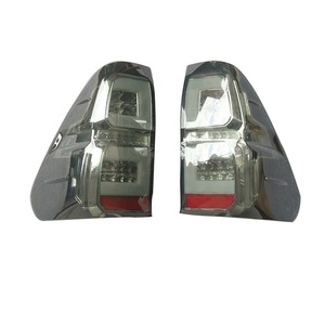 ระบบไฟส่องสว่างอัตโนมัติ ไฟท้าย LED สีดำด้าน ไฟท้าย LED สำหรับ Revo <span class=keywords><strong>SR5</strong></span> ปี 2015 2016 2018 2020 2021 ไฟรถยนต์ - Product Image 3