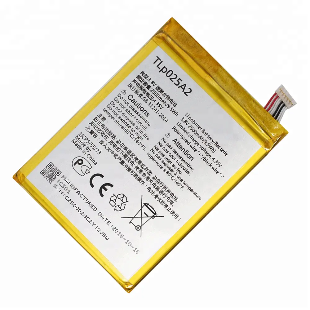 OEM TLp025A2 batería para Alcatel One Touch Fierce XL 5054