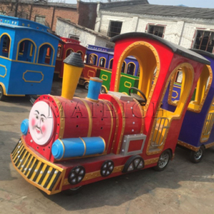 Petit Électrique <span class=keywords><strong>Parc</strong></span> D'attractions Utilisé Sans Rail Train Pour Vente - Product Image 5