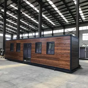 Cabine en bois pour bricolage de camion, conteneur portable de ménage précommande, échelle 30 — 40 pieds