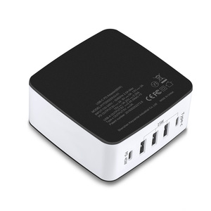 Innovador caliente 60W 65W tipo C multipuerto rápido viaje portátil cargador Usb C cargador rápido adaptador de corriente tipo-c Pd <span class=keywords><strong>Hub</strong></span> cargador - Product Image 3