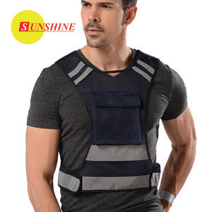 سترات السلامة الصناعية الصديقة للبيئة الفلورسنت العاكسة - Product Image 4