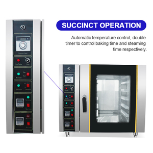 Precios de Equipos de Panadería Comercial, <span class=keywords><strong>Horno</strong></span> de Panadería Industrial Eléctrico de 5 Niveles para Hornear Pasteles y Pan, <span class=keywords><strong>Horno</strong></span> de Convección - Product Image 2