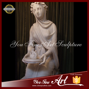 Mano tallada dama <span class=keywords><strong>velo</strong></span> <span class=keywords><strong>escultura</strong></span> de mármol - Product Image 6