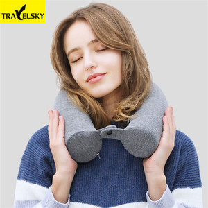 Ngủ Đệm Tùy Chỉnh Du Lịch Cổ Hỗ Trợ Gối Có Thể Điều Chỉnh Bộ Nhớ Bọt Xe Cổ Gối - Product Image 1