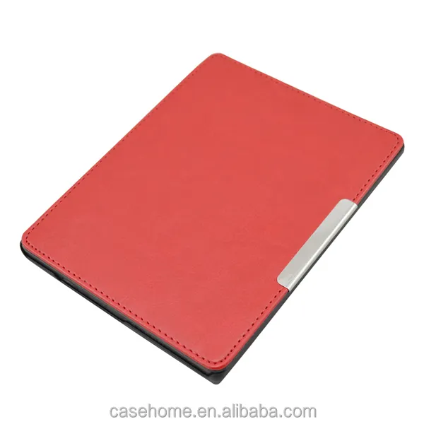 Book style e reader cover folio leather case for kobo aura 6 inch e reader
